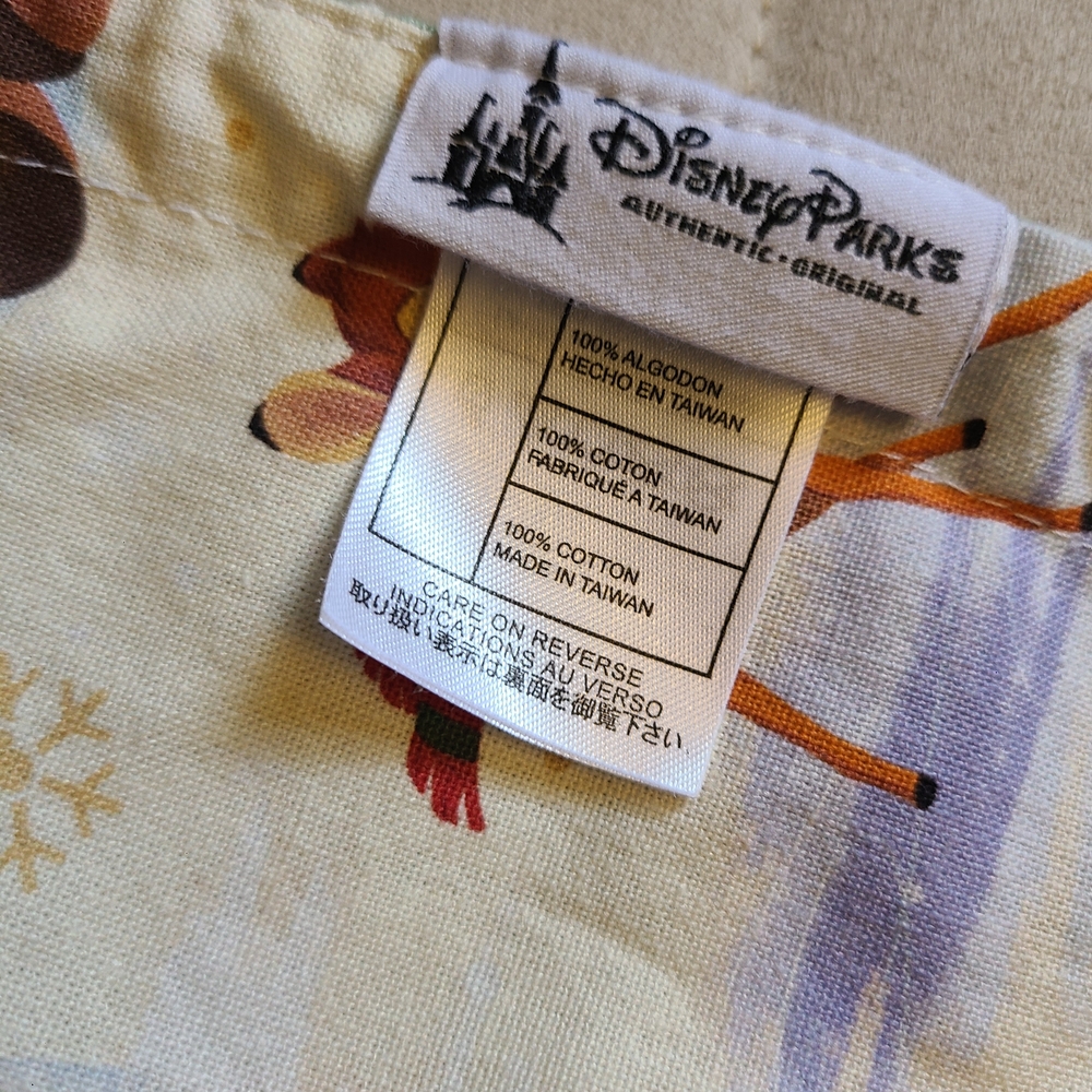 Disney Parks Winter Woodland Mickey and Friends Reversible Holiday Table Runner - Picture 6 of 6